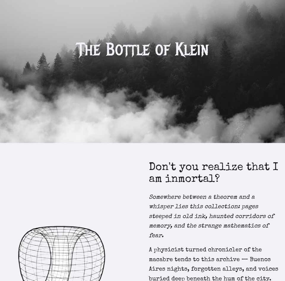 Bottle of Klein